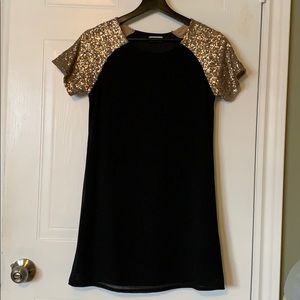 Dressy long style Tshirt dress